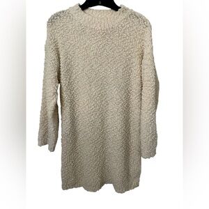Hayden Girls Cream Popcorn Pull Over Sweater Dress XL NWOT